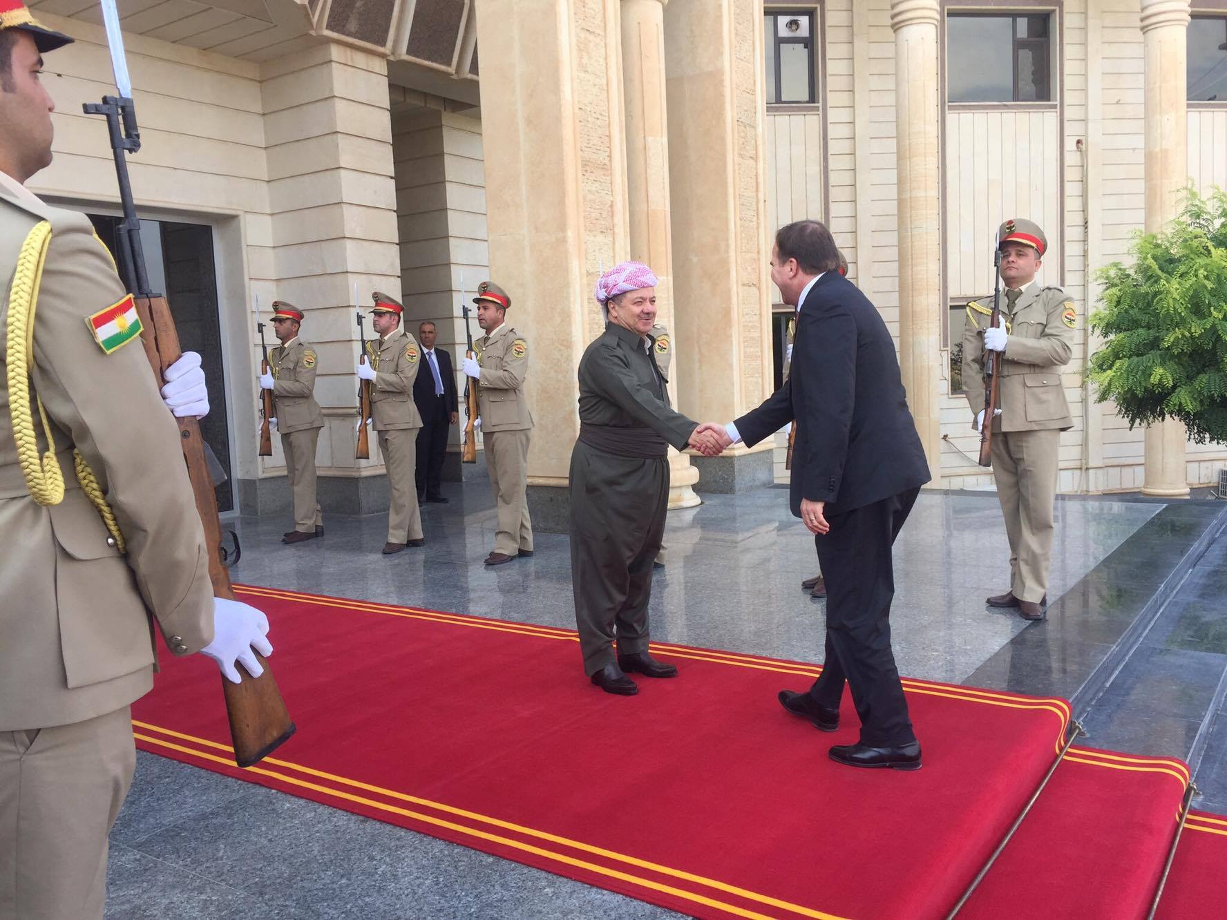 FOTO- Barzani İsveç Başbakanı ile görüştü